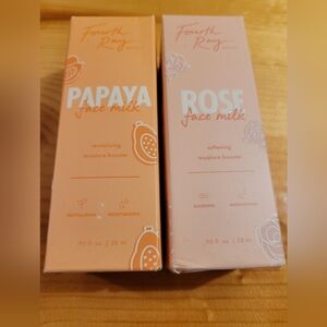 Fourth Ray Beauty Papaya and Rose Face Milk Set